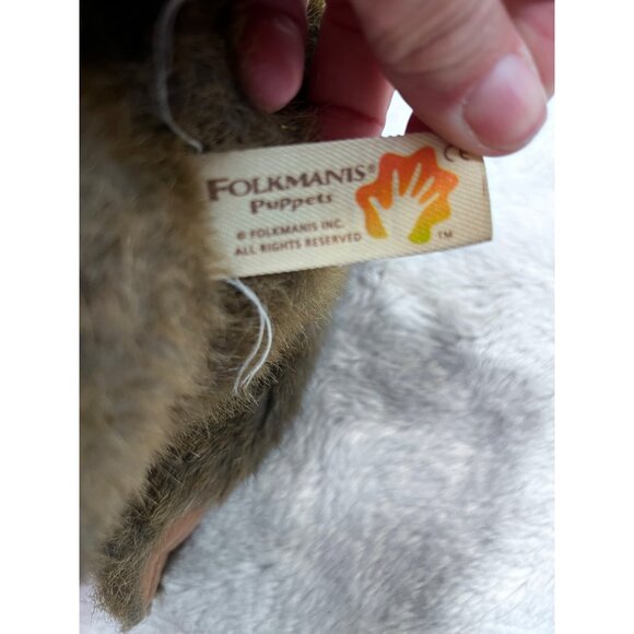 Folkmanis Sitting Dog Hand Puppet Plush Toy - Picture 3 of 9